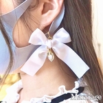 再販2🌷選べるリボン14色🎀つやつやサテンリボンのマスクチャーム