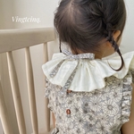 frill bib ~LIBERTY~〔　スリーピングローズ　〕