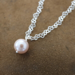silver925 pearl necklace