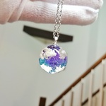 〖再販〗空のカケラ　7【球体　レジン　ネックレス　キーホルダー】
