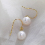 美♥照り綺麗☆silver925K18コーティング☆あこや本真珠☆ピアス  