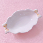 🎀リボンの可愛いフリルミニトレー オレンジ