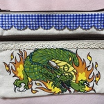 ツージッパーポーチ(龍)