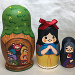 童話の世界へ！白雪姫とその仲間たちのマトリョーシカ♪