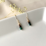 4mm 3連ピアス イヤリング