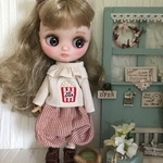 専用☆ミディブライス サイズアイシードールカスタム　アウトフィット 付き