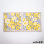 オーダー作品（2枚セット）　ファブリック＆マグネットパネル