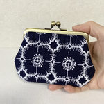ミナペルホネン がま口ポーチ＊カードケース anemone