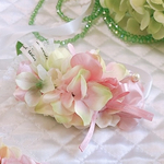 ワンコ用アクセサリー♡ajisai❁❀✿ピンクチョーカー