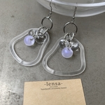 936.トレンドクリアの大ぶりピアス♡ lensa