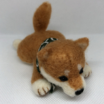 ふせ🐕柴犬(赤柴)羊毛フェルト