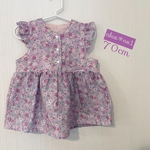 ＊リバティ風花柄ワンピース＊ 70cm