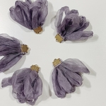 【4pcs purple #ls】シンプルフリンジタッセル
