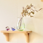 新緑グリーンの花びん（しずく）
