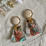 大ぶり　1点のみです　ピアス　イヤリング