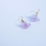 紫陽花のピアス