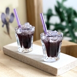 ☆アイスコーヒー☆  ミニチュア　ドリンク　ジュース　ドールハウス　シルバニア