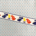 ヴィンテージチロリアンテープ　うさぎ　ハンドメイド