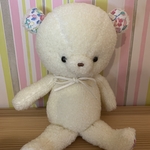 こぐまのヌヌース(テディ生地×白)＊Sサイズ