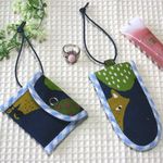 【送料無料】リップケース＋ジュエリーケース☆オオカミ③