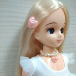 ◯リカちゃん ヘアピン・ネックレス(ハート/ピンク)のセット 5/8～