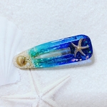 海のヘアクリップ⭐︎星砂⭐︎