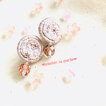 さくら🌸さくらキラリん耳飾り【ビーズ刺繍】