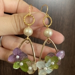 紫陽花ピアス［送料無料］