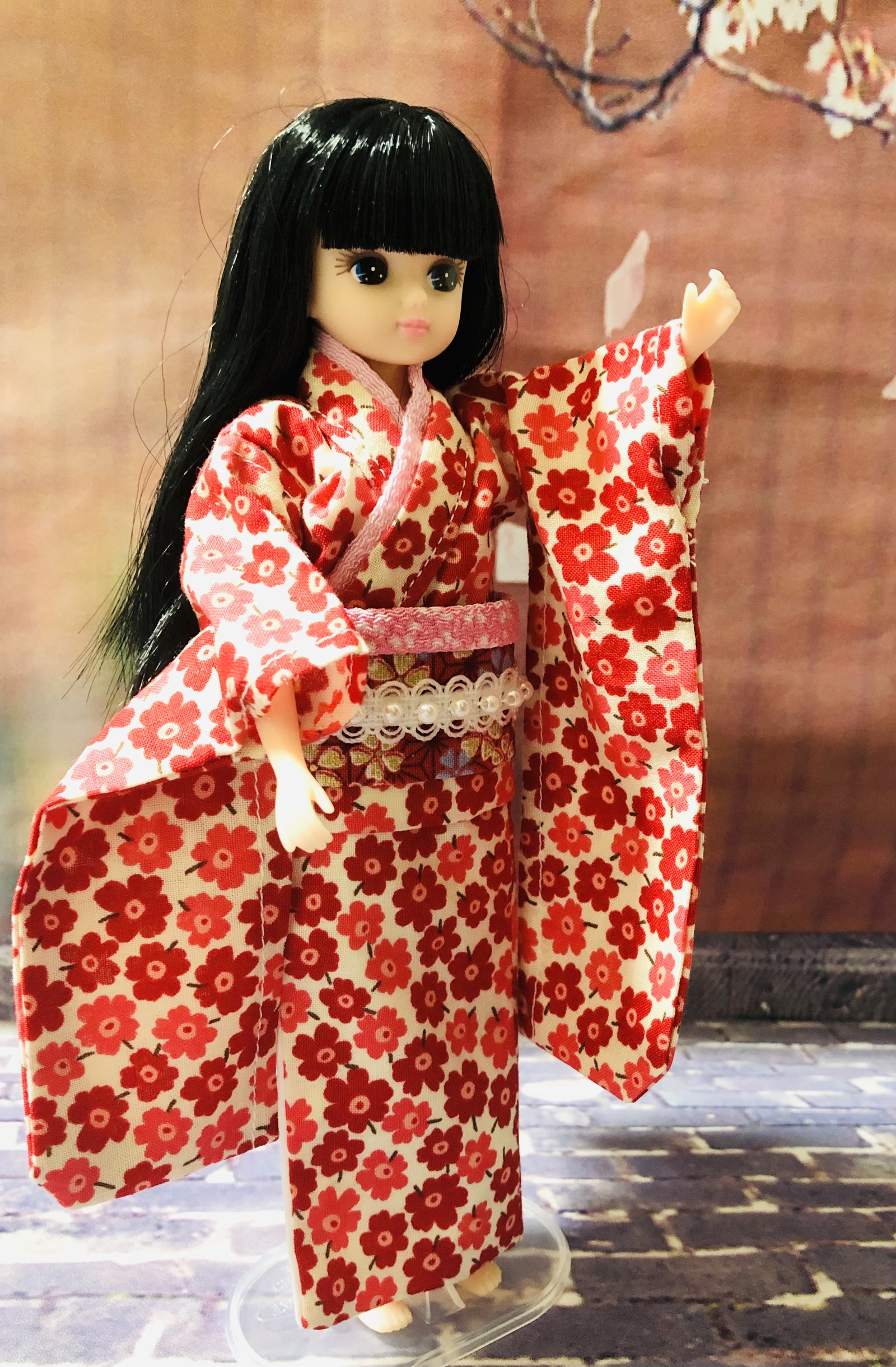 市松人形付き♡ リカちゃん　本体と着物セット　☆リユース LD－00 はじめよう！マイファーストリカちゃん | 玩具卸売