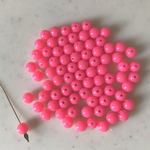 Neon Pink 8mm Beads