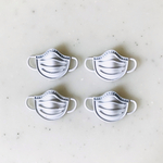 White Mask Pendant Tops