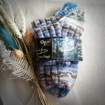 opal毛糸 ゴッホ・ 星月夜꙳★*ﾟの手編みショート丈SOCKS