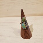 【SALE】50%OFF!!ターコイズ　シルバー925　フラワーデザイン　＃11