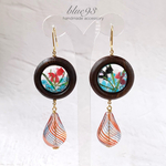 金魚とガラス玉A ピアス/イヤリング