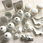 ポーセラーツ　インテリア白磁セット20点
