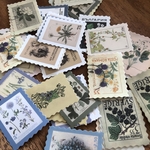 【資材】切手型シール　お花🌼