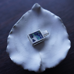 水晶×アズライトマラカイト　ペンダントトップ