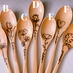 【可愛いお花の木のスプーン】♡名入れラッピング無料♡