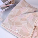 ★サマーセール30%OFF★6重ガーゼケット150×90㎝【ヘキサゴン/ピンク】