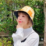 大きめサイズ！白食パン✖️デニムなカラリバ帽