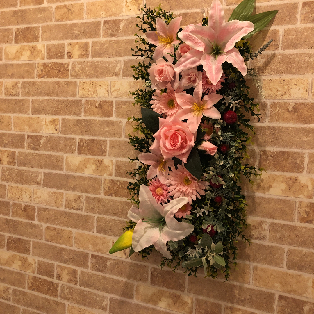 ウォールフラワー ウォールグリーン ウォールアート ナチュラル 北欧
