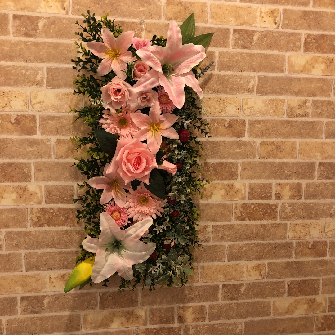 ウォールフラワー ウォールグリーン ウォールアート ナチュラル 北欧