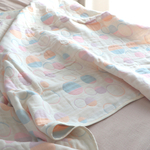 ★サマーセール30%OFF★6重ガーゼケット70×110㎝【リング大/ペール】