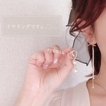 𝒽𝑒𝒶𝓇𝓉  ❤︎‬   かわいいハートイヤリング・アシメ