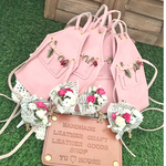 ﾚｻﾞｰｴﾌﾟﾛﾝ.*･ﾟﾋﾟﾝｸ♡お花屋さんﾀｲﾌﾟ