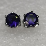 アイオライトスタッドピアス
