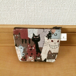 ミニポーチ【ねこがいっぱい！】プチサイズ！