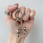 ❃◦○シルバーピンウェーブピアス/イヤリング＊P190909❃◦○