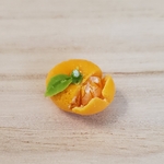 ミニチュアフルーツ　みかん皮むき　1/6サイズ
