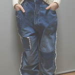 リメイク＊パッチワークデニムパンツ【価格変更しました】